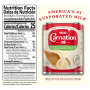 CARNATION EVAPORATED NONFAT MILK 12OZ